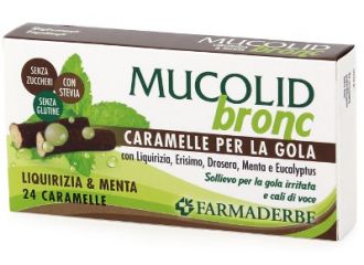 Mucolid bronc menta & liquirizia 24 caramelle