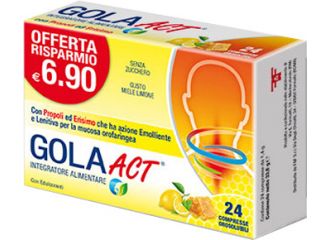 Gola act miele limone 24 compresse solubili 33,6 g