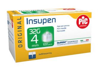 Ago per penna pic insupen orginal gauge 32,5x4 mm 100 pezzi