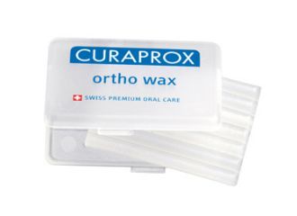Curaprox ortho wax 7 pezzi 46x4 mm di cera ortodontica