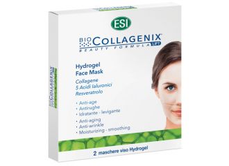 Esi biocollagenix hydrogel face mask 2 pezzi