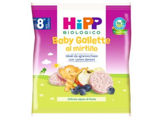 Hipp bio baby gallette di riso al mirtillo 30 g