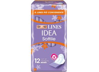 Lines idea sottili ripiegati anatomici 12 pezzi