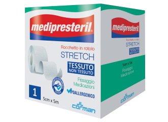 Medipresteril rocchetto rotolo stretch tessuto non tessuto 5 cm x 500 cm