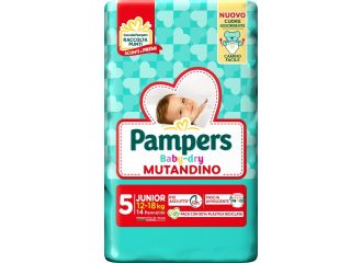 Pampers baby dry pannolino mutandina junior small pack 14 pezzi