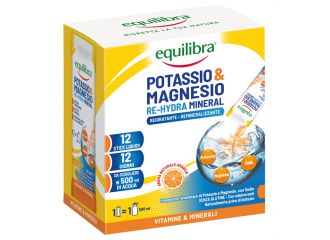 Potassio & magnesio re hydra mineral 12 stick