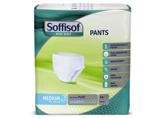 Pannolone soffisof air dry pants plus medium 14 pezzi