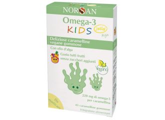 Norsan omega 3 kids jelly alga 45 caramelle gommose