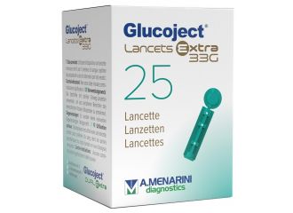 Lancetta pungidito glucojet extra gauge 33 25 pezzi