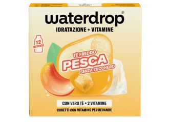 Waterdrop ice tea pesca 12 cubetti