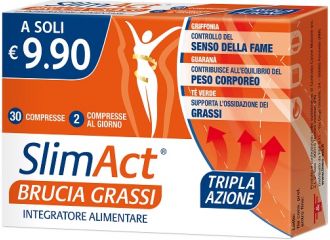 Slim act brucia grassi 30 compresse
