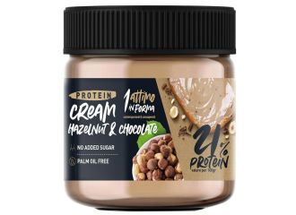 Crema proteica 21% protein nocciole cacao 180 g