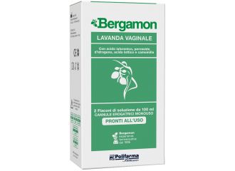 Lavanda vaginale bergamon 2 flaconi da 100 ml + 2 cannule erogatrici monouso