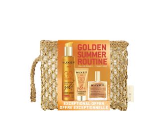 Nuxe golden summer routine 2026 1 sun oil gold spf30 150 ml + 1 sun oil gold spf30 150 ml + 1 huile prodigieuse or 50 ml