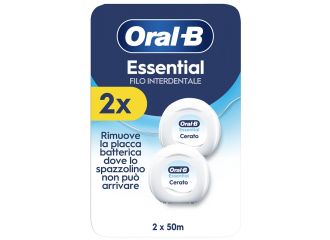 Oralb man filo interdentale cerato 50 metri