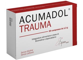 Acumadol trauma 20 compresse da 1.3 g senza glutine senza lattosio