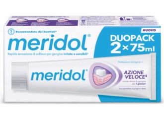 Meridol dentifricio azione veloce 75 ml bitubo