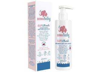 Derma baby elly wash detergente bagnetto corpo e capelli ultra-delicato 250 ml
