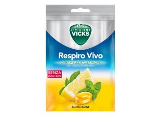 Vicks respiro vivo caramelle balsamiche limone 72 g con edulcoranti