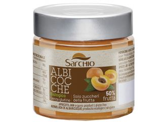 Sarchio composta di albicocche biologico senza glutine 250 g