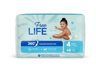Freelife sirius pannolini maxi 48 pezzi