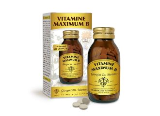 Vitamine maximum b 180 pastiglie con edulcorante