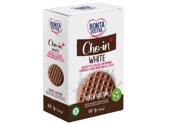 Bonta' vostra cho-in white biscotti a cialda 4 pezzi 27,5 g