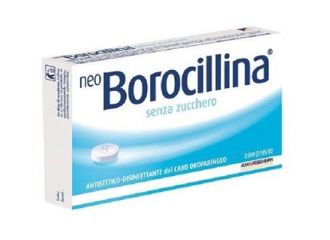 Neo borocillina 1,2 mg + 20 mg pastiglie senza zucchero