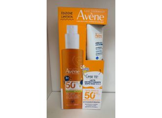 Eau thermale avene solare spray bambino spf50+ 200 ml + ristrutturante doposole 50 ml