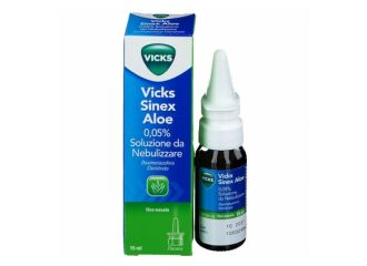 Vicks sinex aloe 0,05% soluzione da nebulizzare per naso chiuso 15 ml