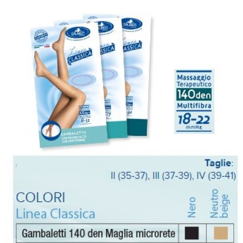 Vendita Sauber gambaletto 140 maglia microrete neutro beige - Main Image