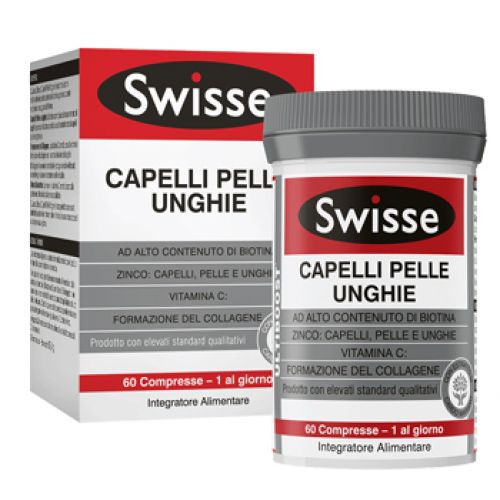 Swisse Capelli Pelle Unghie 60 Compresse | Spaziopharma | Integratore  multinutriente