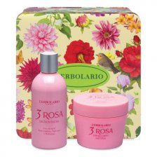 3 rosa segreti di bellezza duo 1 crema corpo 200 ml + 1 bagnoschiuma 250 ml